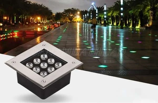 Đèn LED âm đất 12w vuông giá rẻ chưa từng có | Bảo hành 2 năm