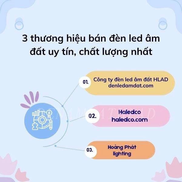 Top 3 thương hiệu bán đèn led âm đất uy tín, chất lượng nhất 2023