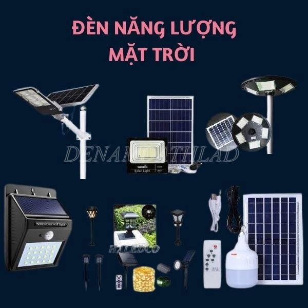 Các loại đèn năng lượng mặt trời phổ biến