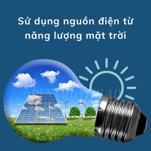 Sử dụng năng lượng mặt trời là phương pháp làm giảm hao phí điện năng hiệu quả nhất