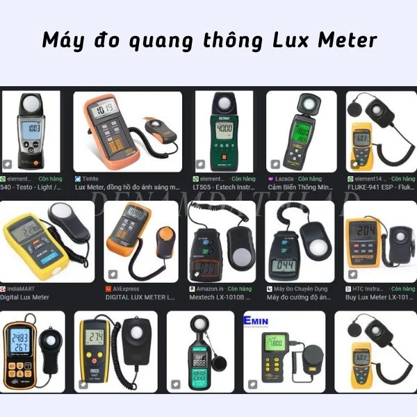 Máy đo quang thông lux-meter