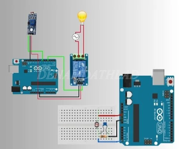 Cảm biến cường độ ánh sáng arduino