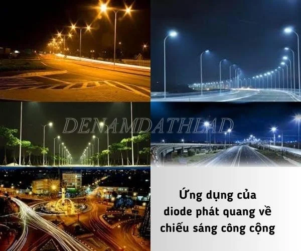 Ứng dụng của diode phát quang về chiếu sáng công cộng