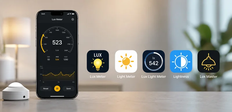 Phần mềm đo cường độ ánh sáng trên iPhone