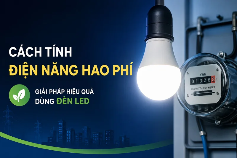 Sử dụng đèn LED để làm giảm hao phí điện năng