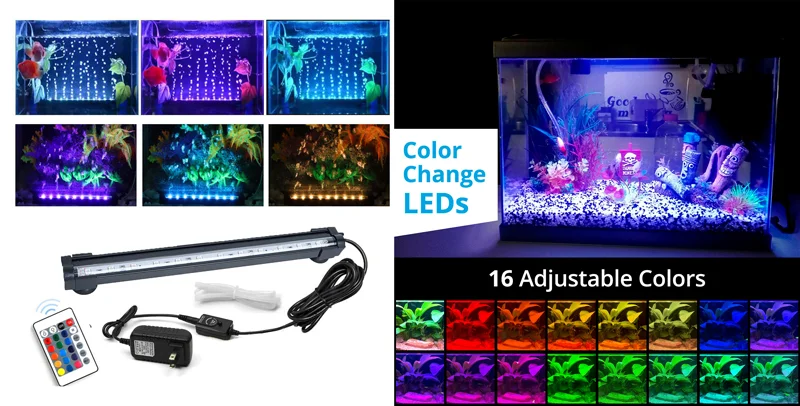 Đèn RGB thủy sinh nhiều màu đẹp