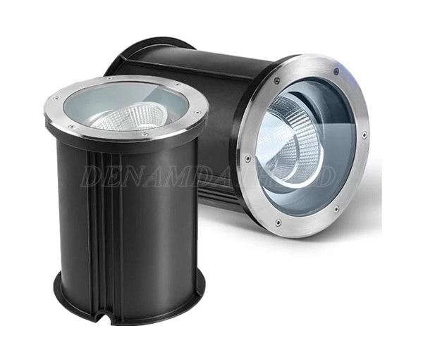 Đèn LED chiếu âm sàn xoay góc