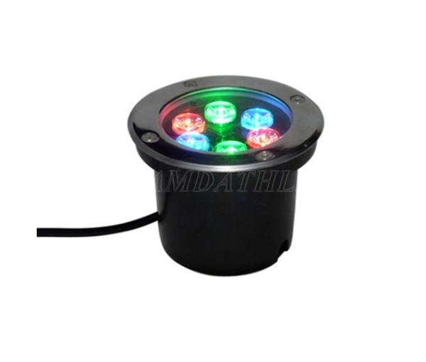 Kiểu dáng đèn LED âm đất đổi màu 6w