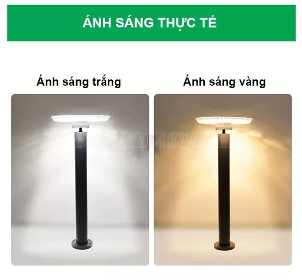 2 Màu ánh sáng thực tế của đèn