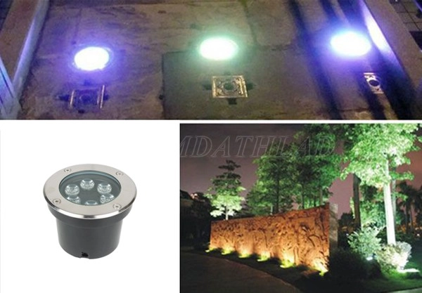 Ứng dụng đèn âm đất HLAD1-6 RGB 