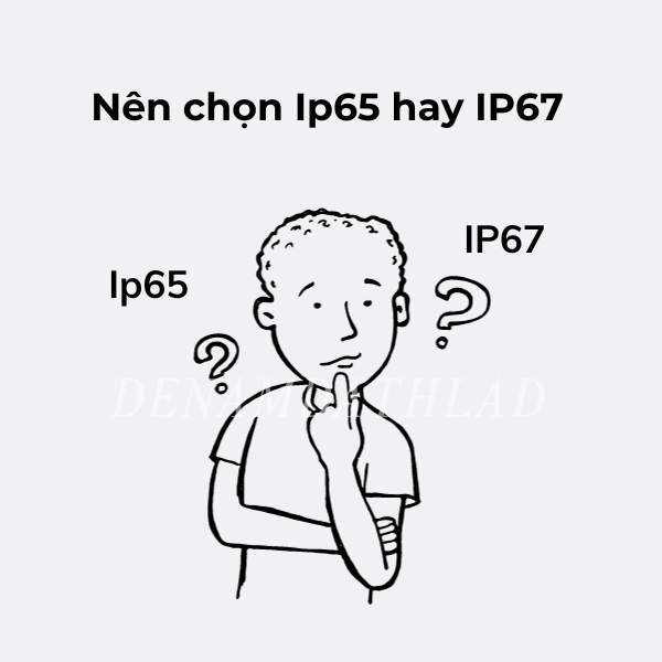 Nên chọn Ip65 hay IP67